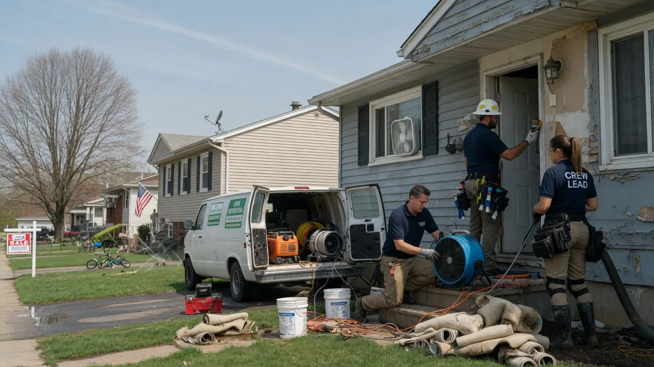 Flood Cleanup in La Harpe, IL near me