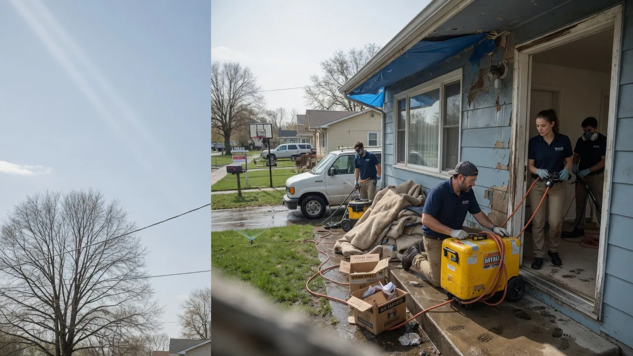 Basement Flood Cleanup in La Harpe, IL near me